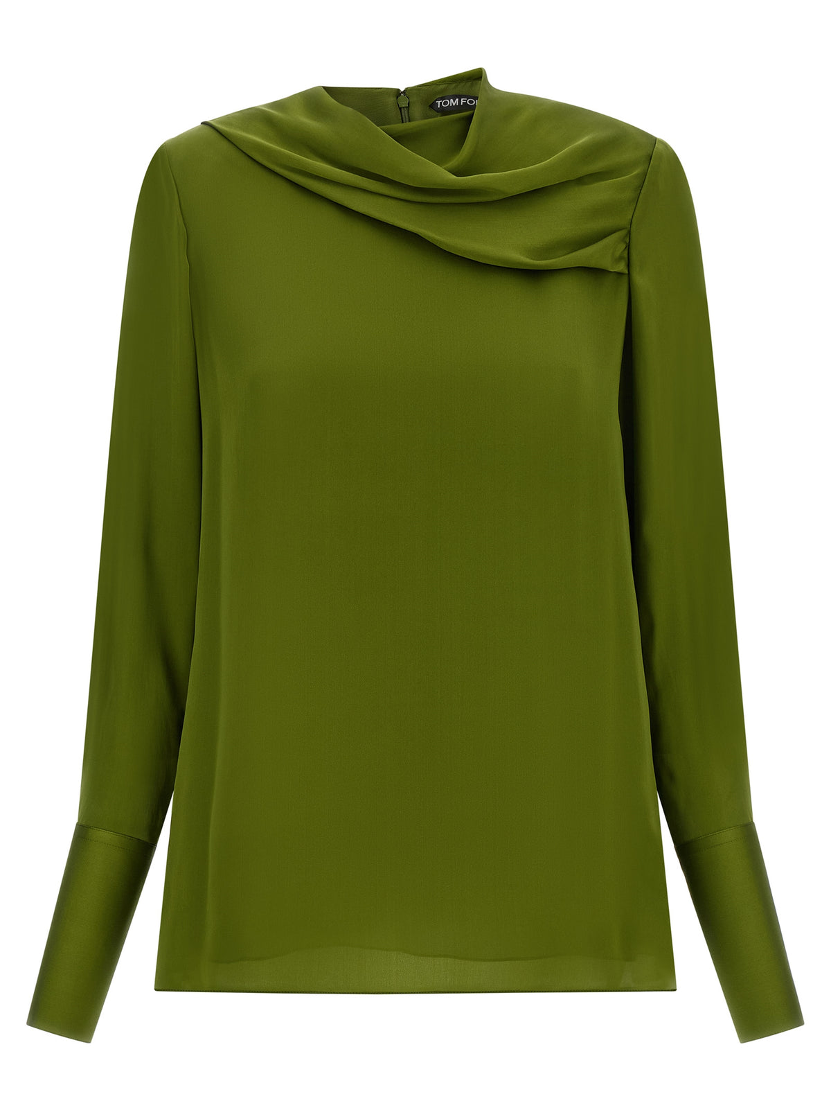Blouse en soie bicolore Tom Ford