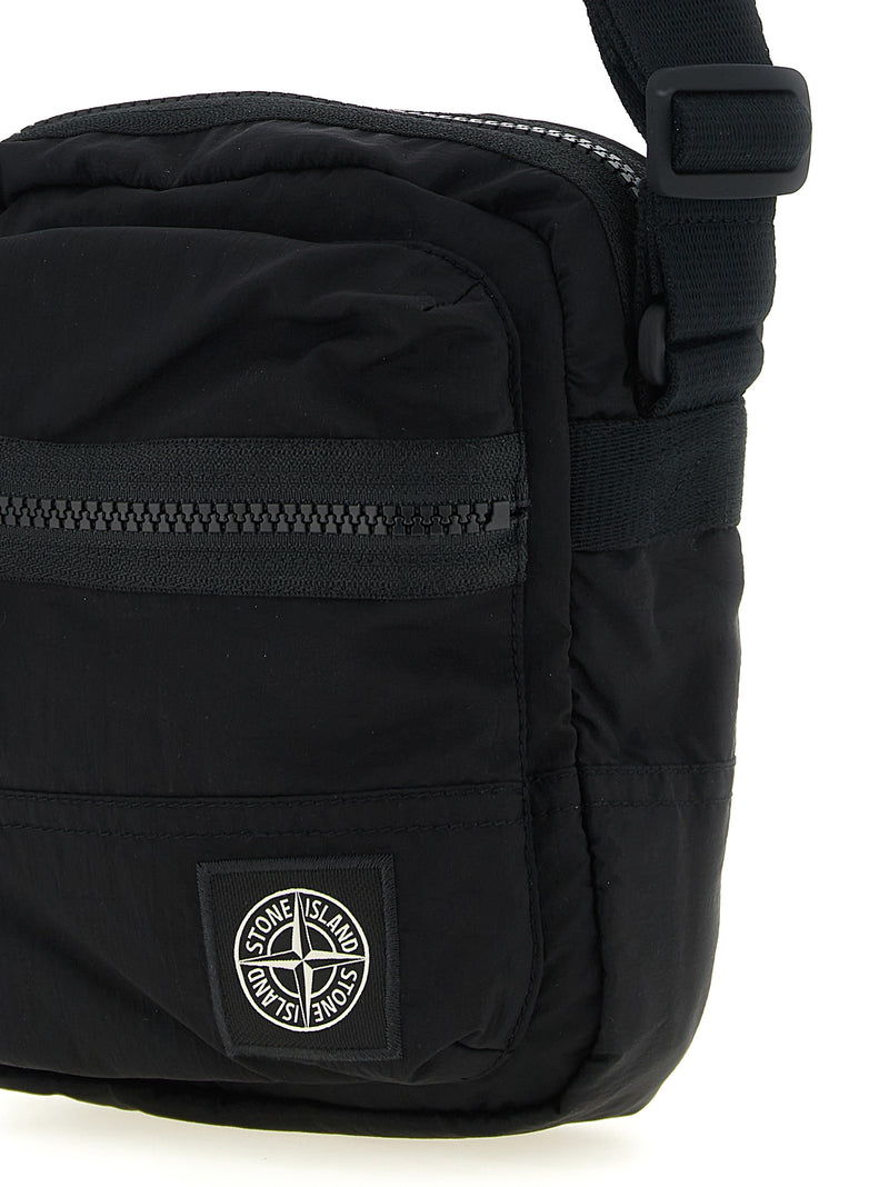 Sac bandoulière Stone Island noir en polyamide
