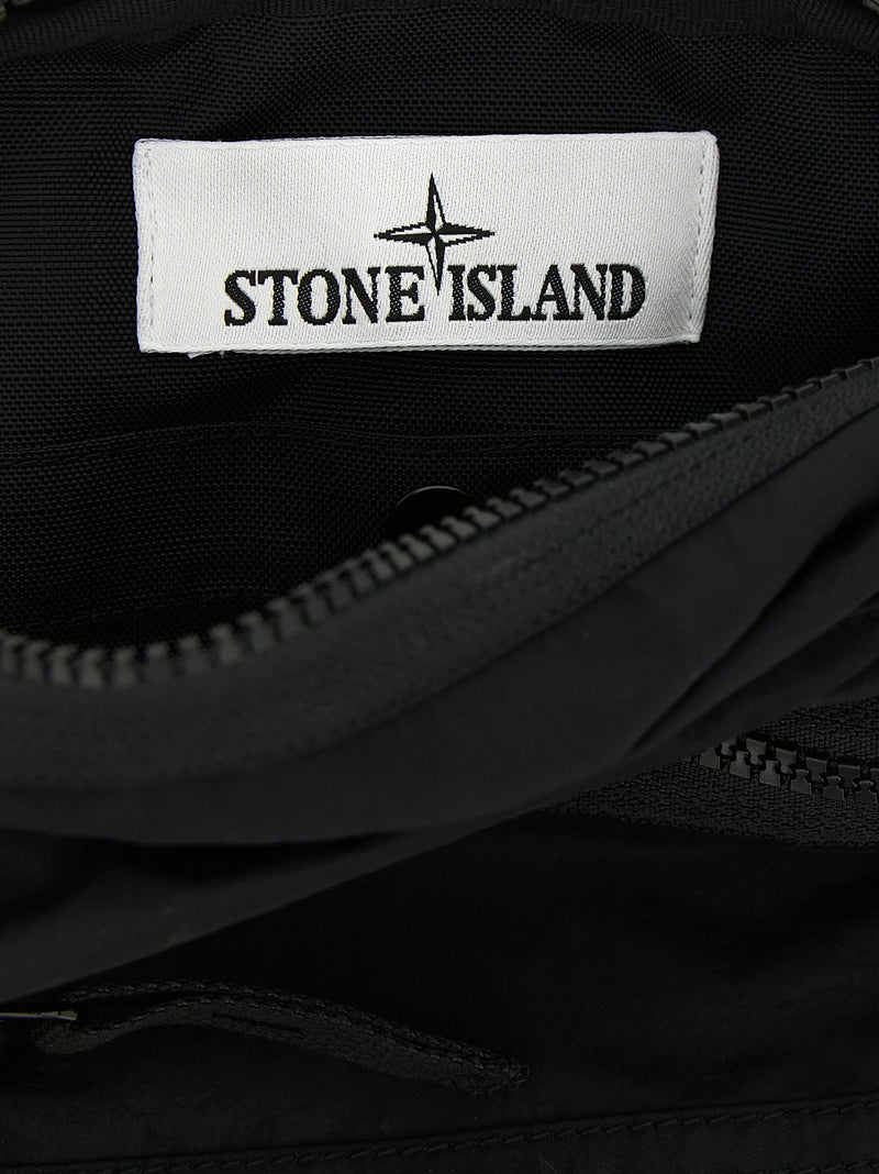 Sac bandoulière Stone Island noir en polyamide