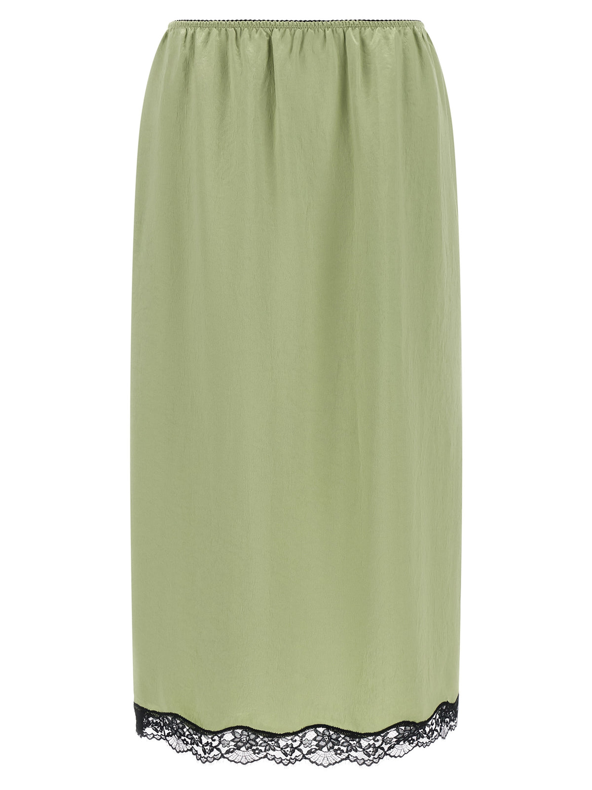 Jupe longue bicolore en plumes de marabout Twinset