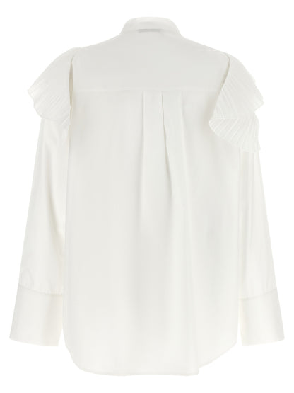 Alberta Ferretti White Cotton Blouse