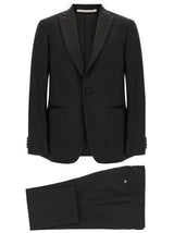 Pal Zileri Black Wool Two-Piece Suit