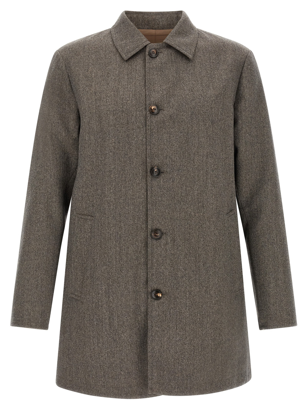 Manteau en laine marron Pal Zileri