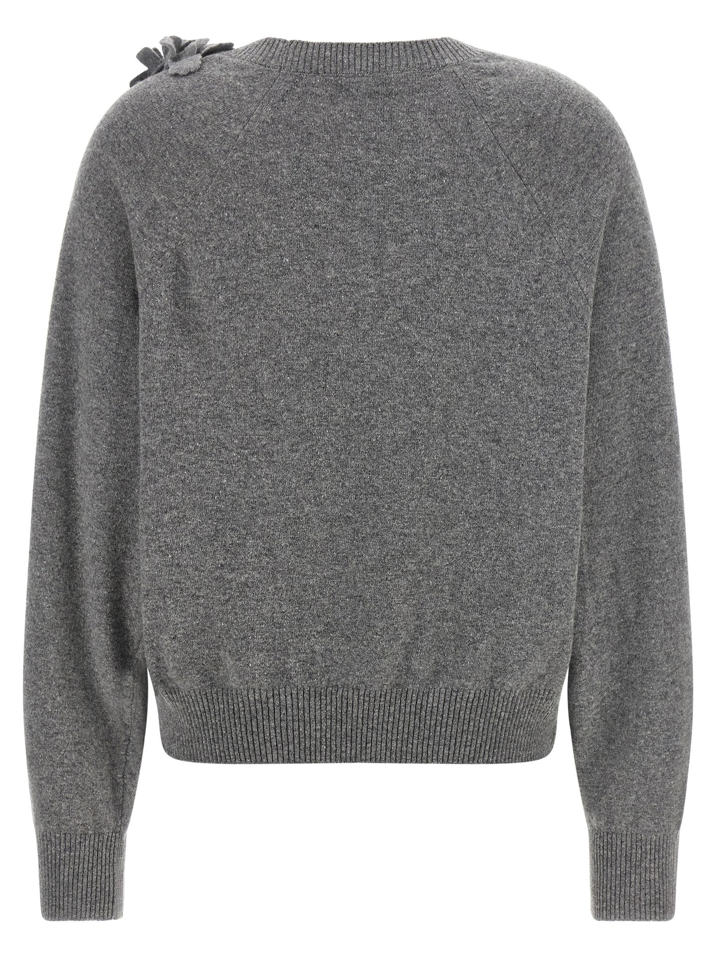 Alberta Ferretti Gray Virgin Wool Cardigan