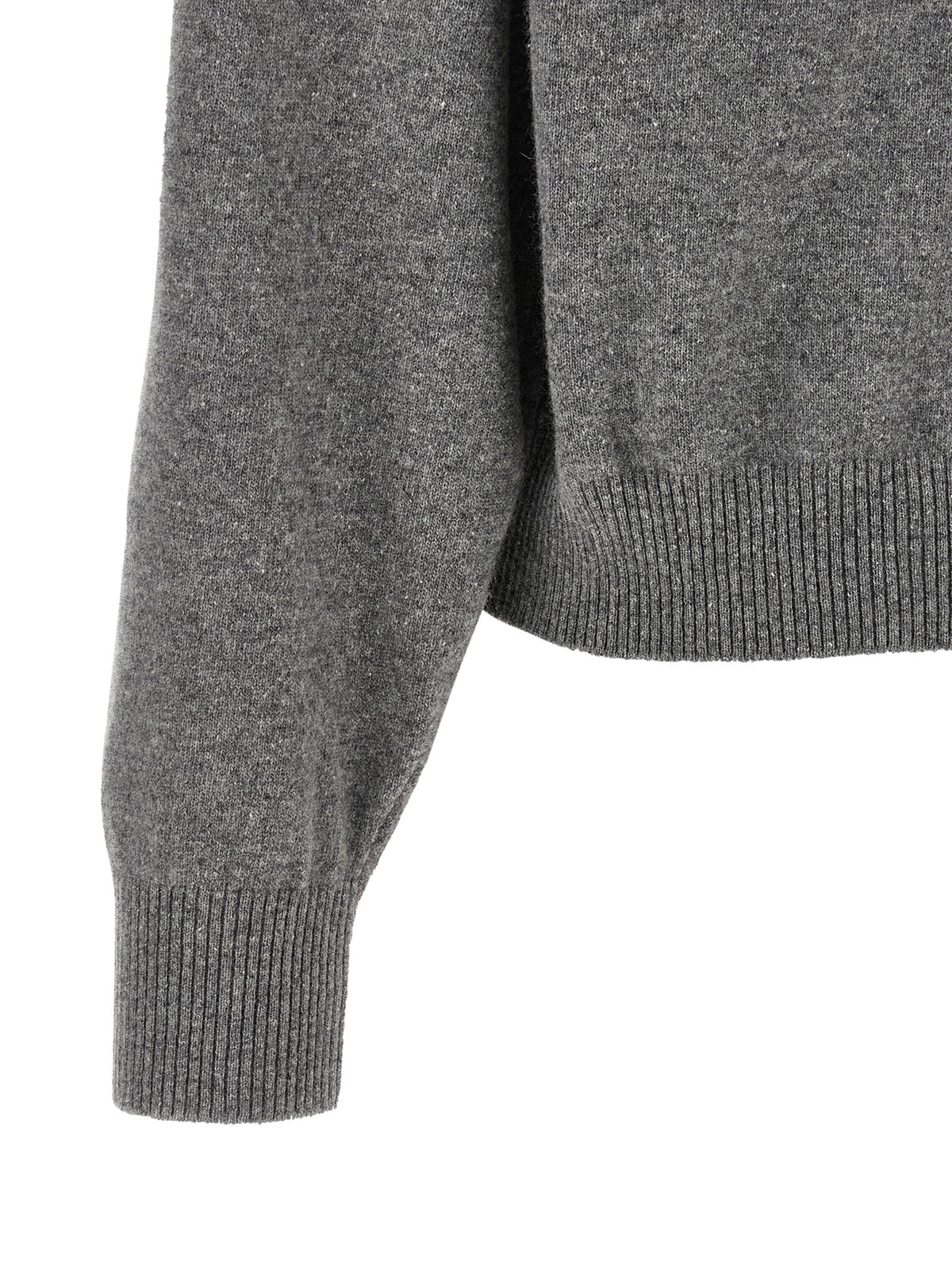 Alberta Ferretti Gray Virgin Wool Cardigan