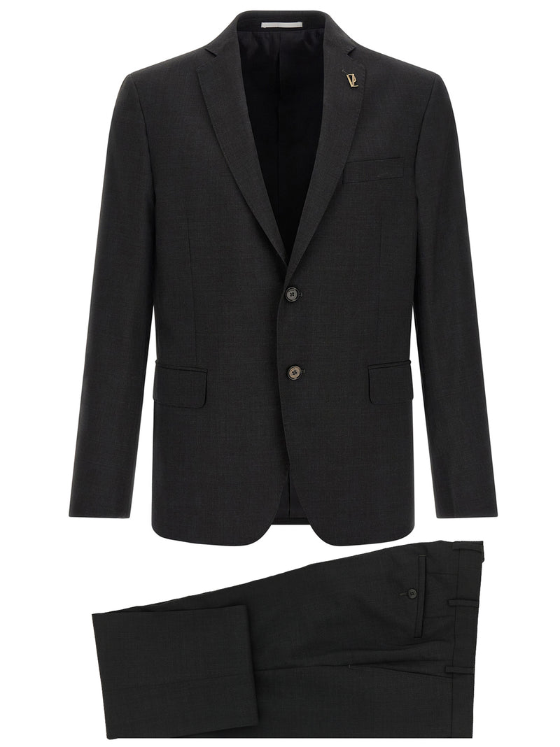 Pal Zileri Gray Wool Two-Piece Suit