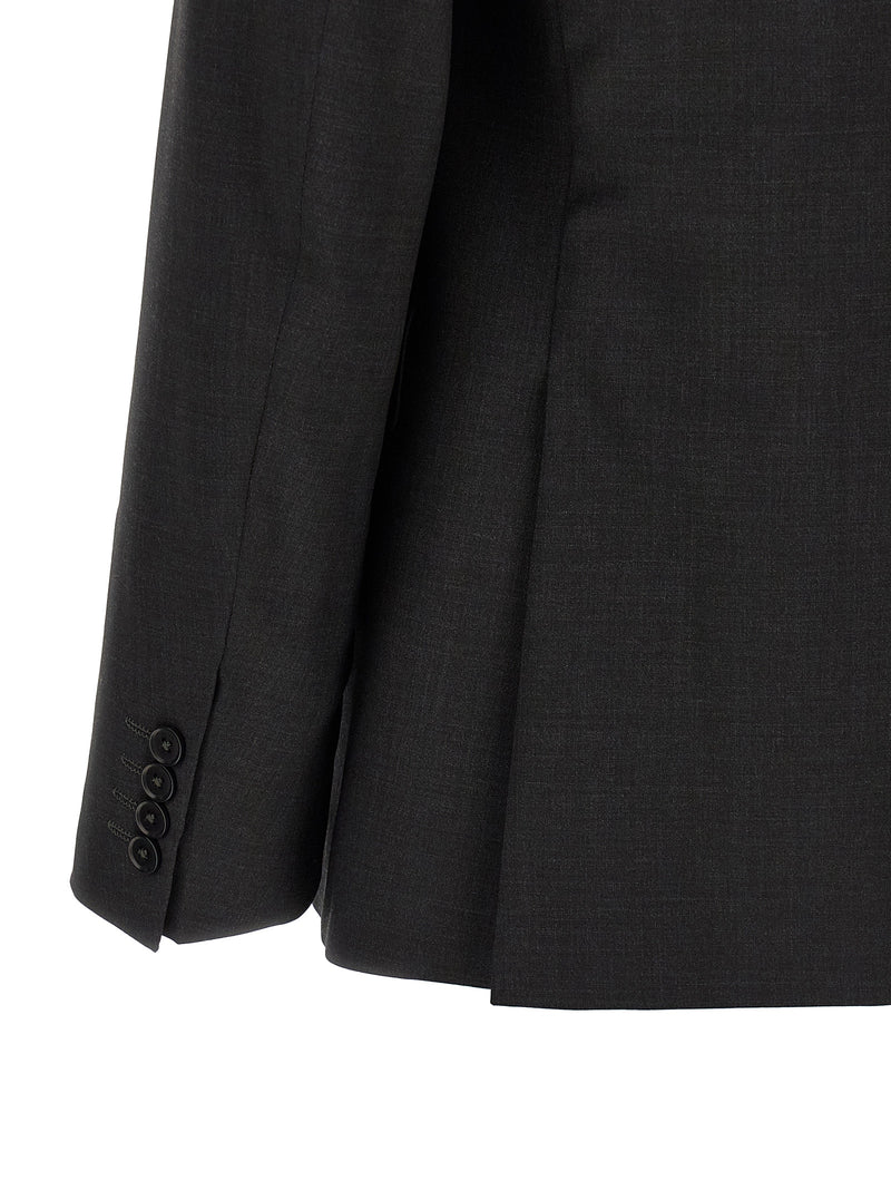 Pal Zileri Gray Wool Two-Piece Suit