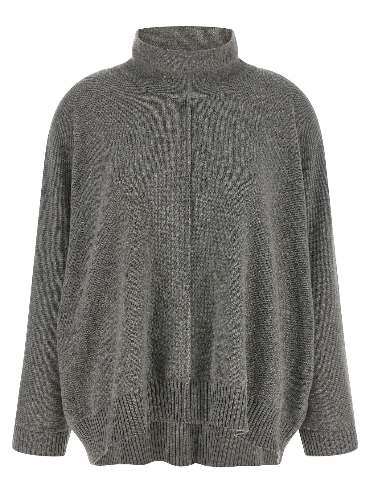 Cardigan en Cachemire Gris Alberta Ferretti