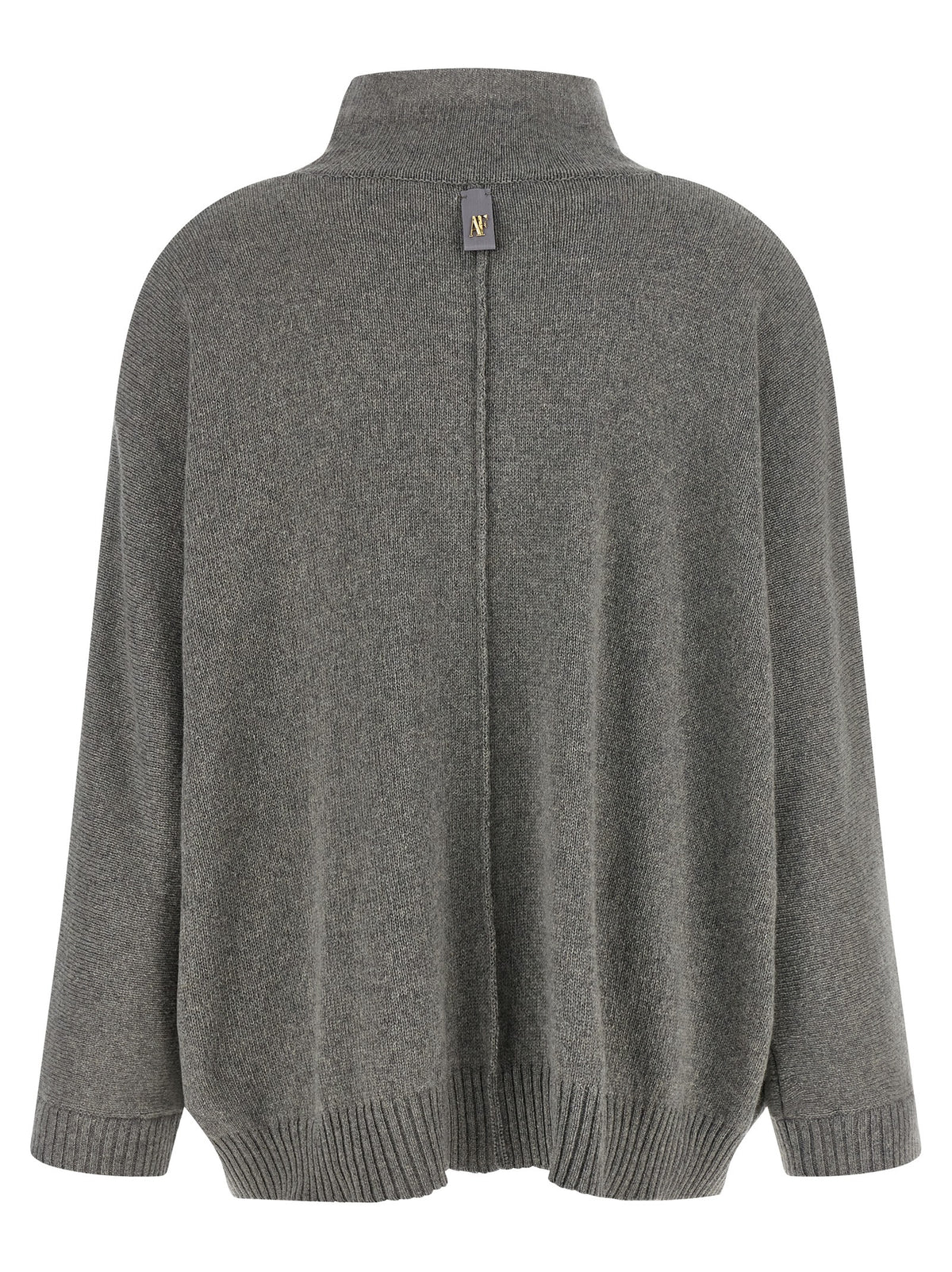 Cardigan en Cachemire Gris Alberta Ferretti