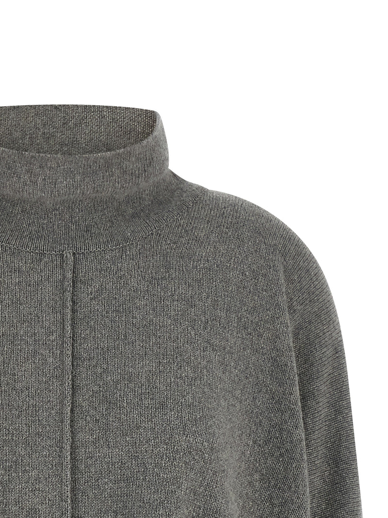 Alberta Ferretti Gray Cashmere Cardigan