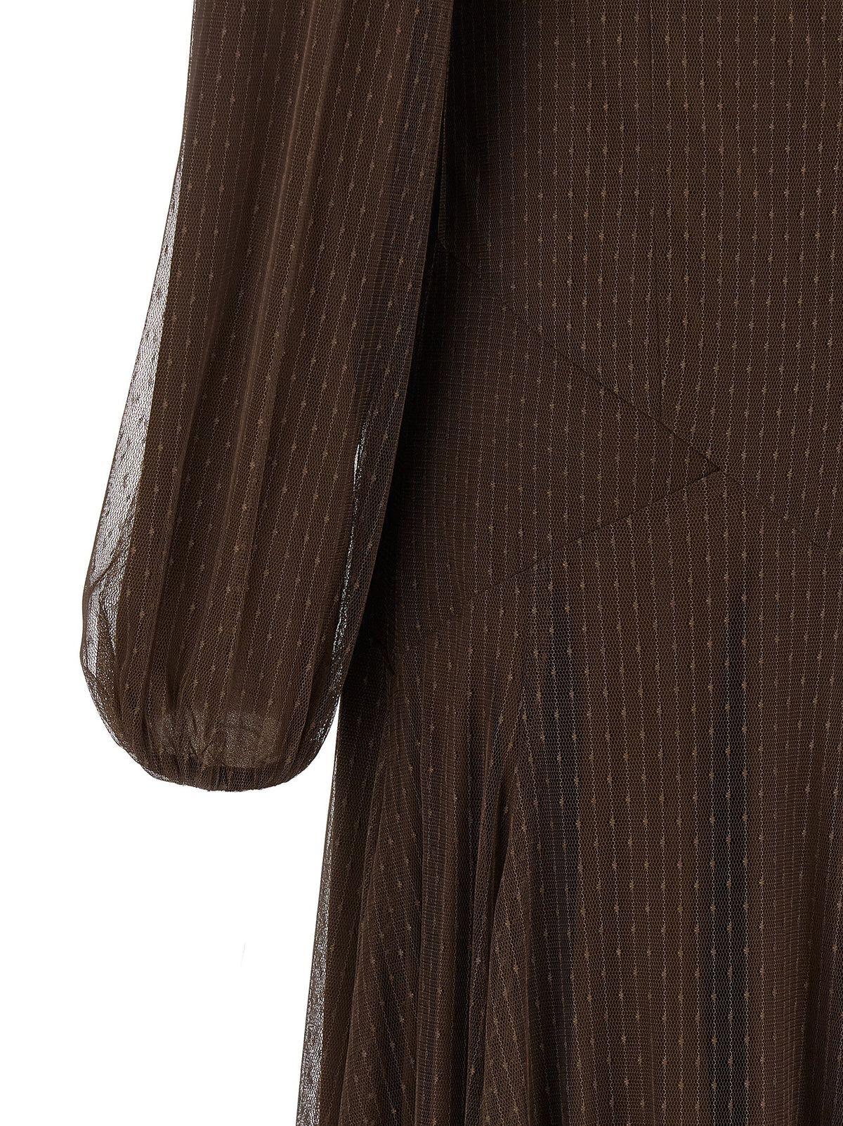 Robe longue marron en polyester Twinset