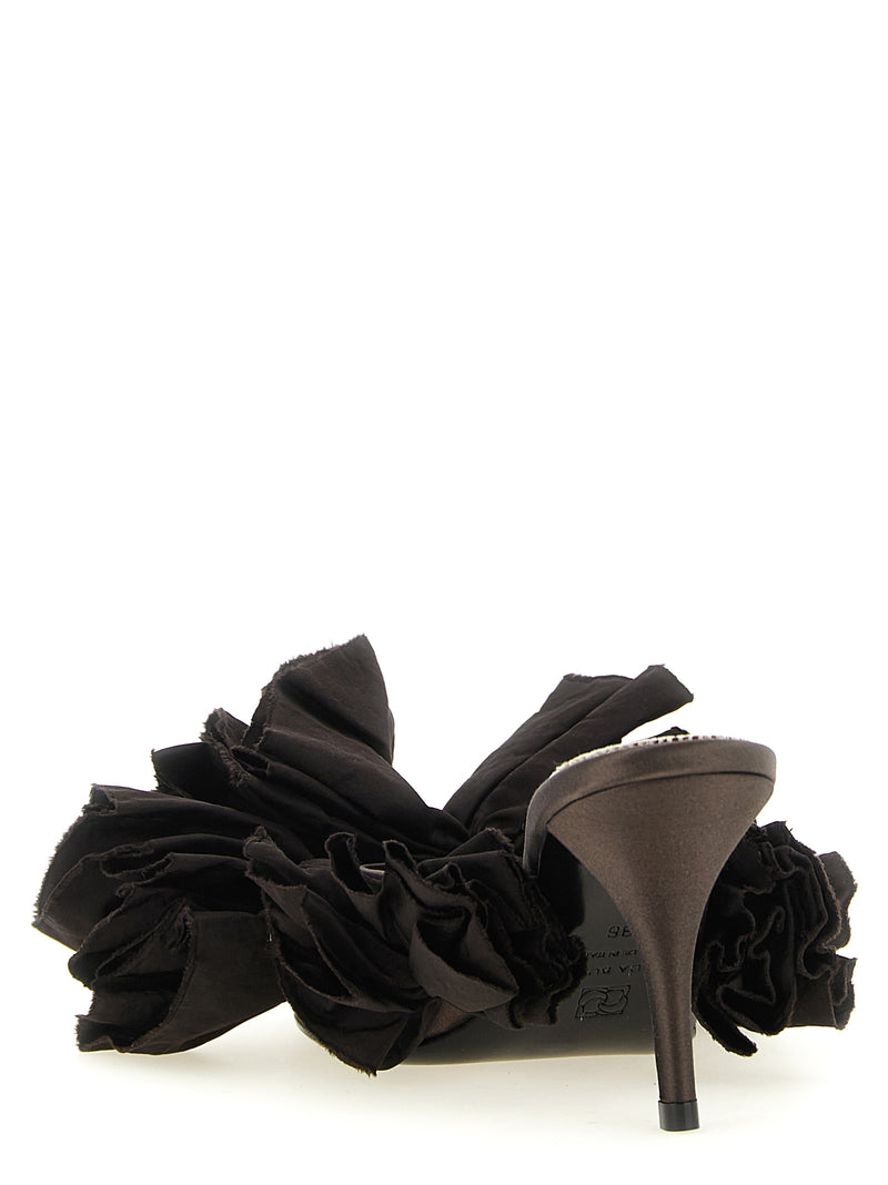 Sandales à talon aiguille Magda Butrym en viscose marron