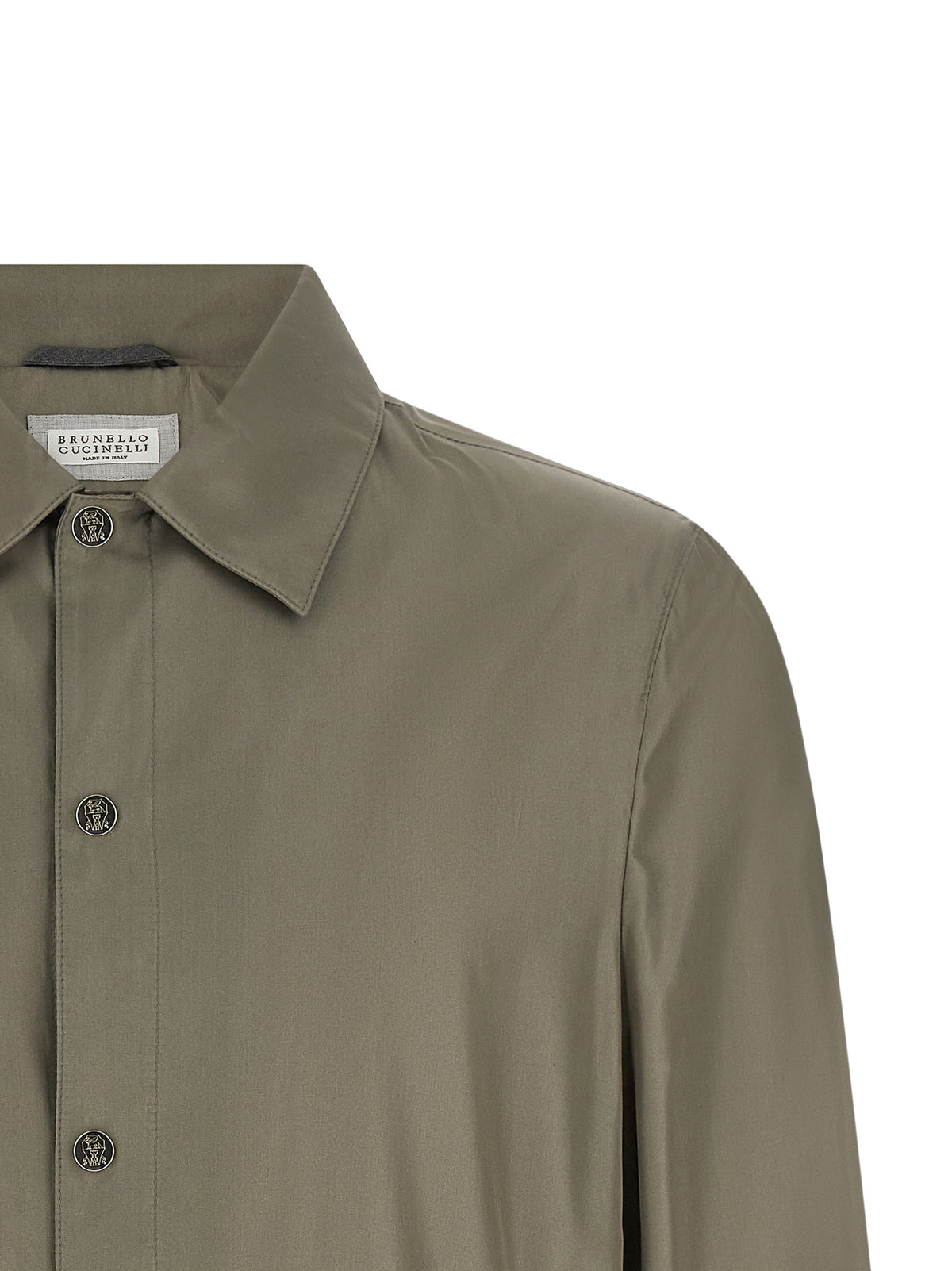 Brunello Cucinelli Veste longue bicolore en soie