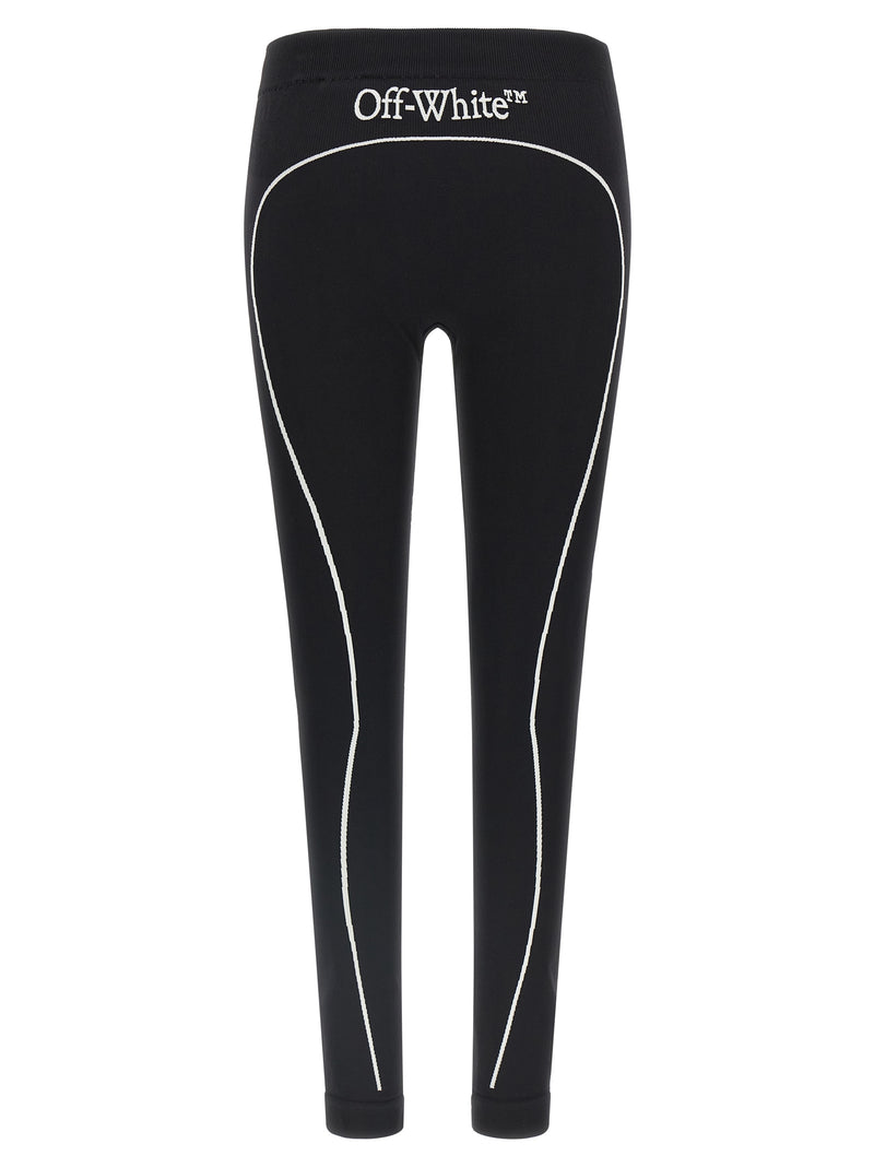 Off-White Black Polyamide Leggings