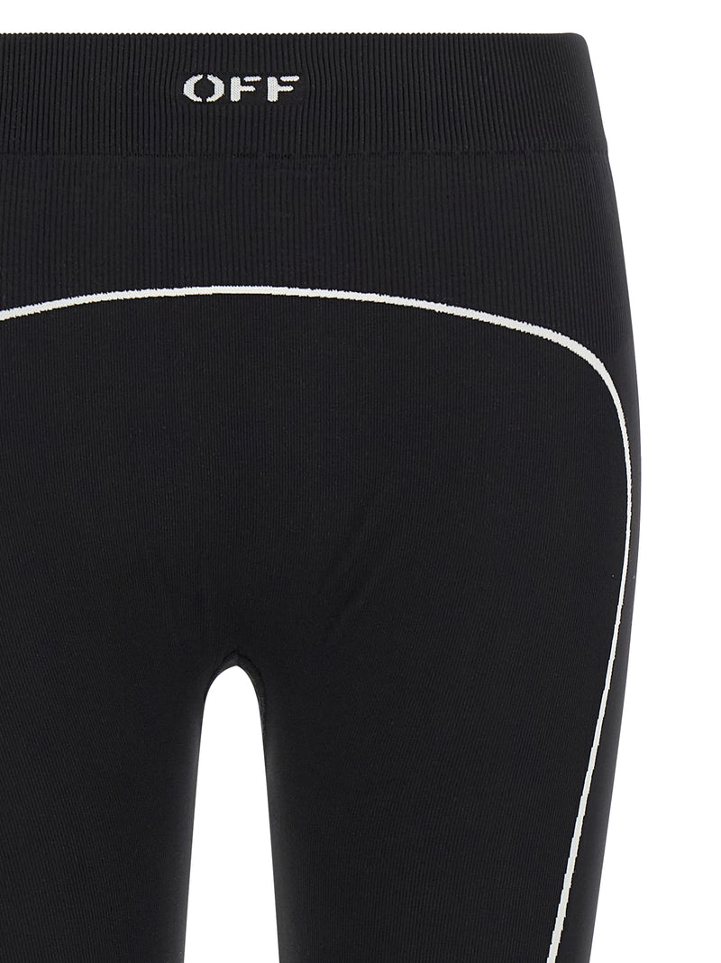 Off-White Black Polyamide Leggings