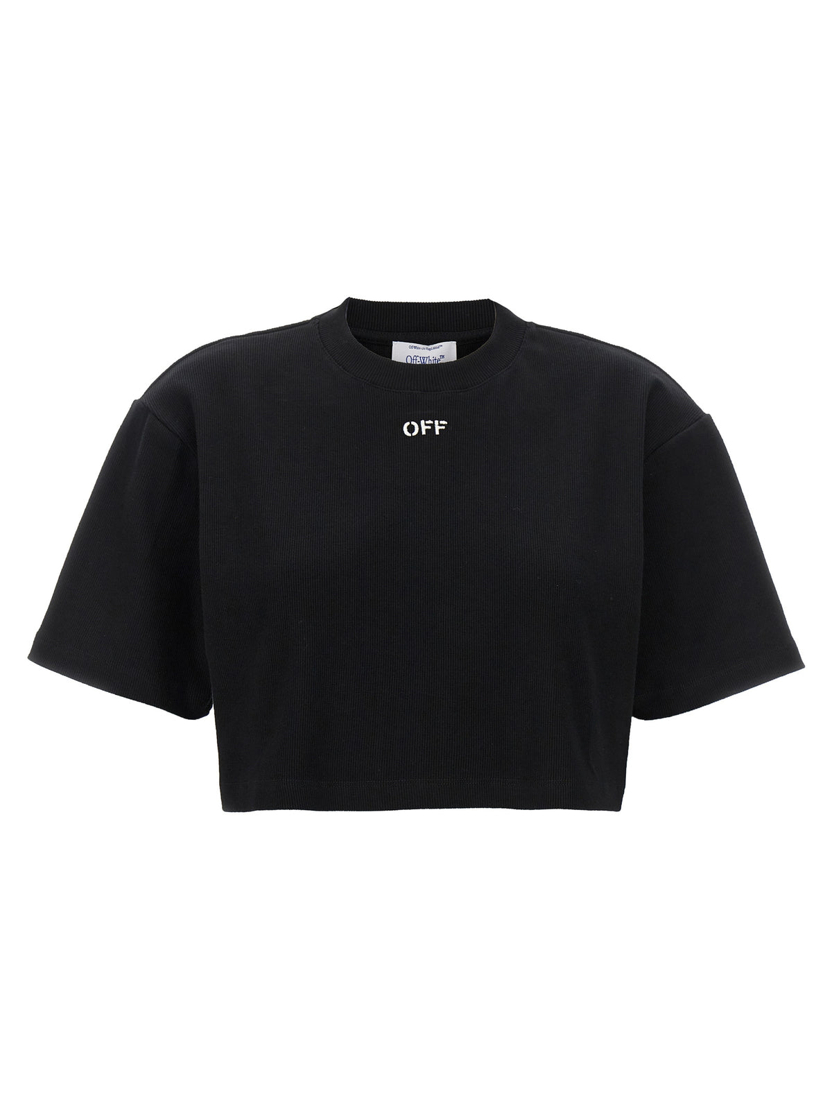 T-shirt Off-White en coton noir