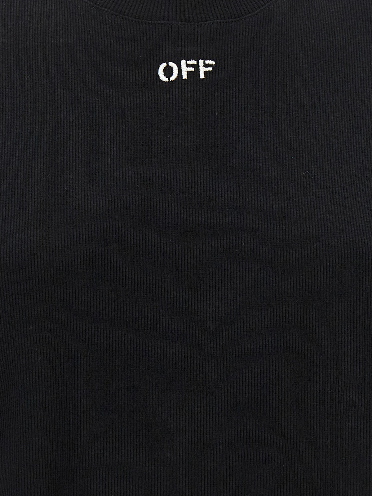 T-shirt Off-White en coton noir