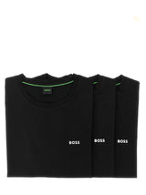 T-shirt en coton noir Hugo Boss