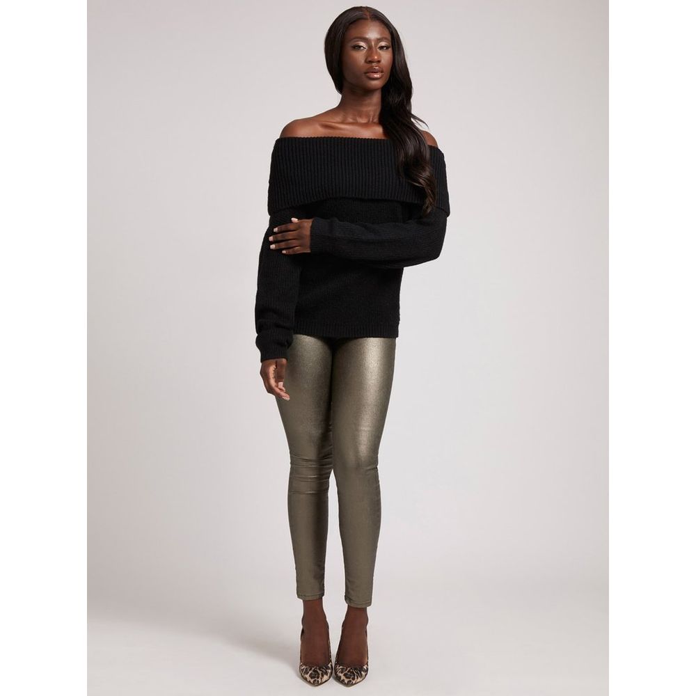 Sweat-shirt Guess Jeans noir en polyester