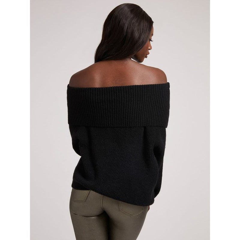 Guess Jeans Black Polyester Sweatshirt