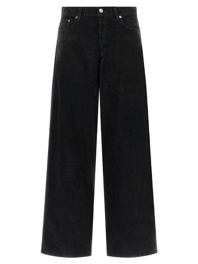Haikure Black Cotton Flared Jeans