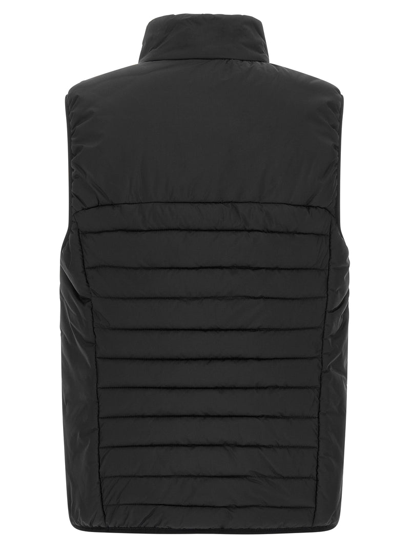 Veste sans manches en polyester noir Hugo Boss