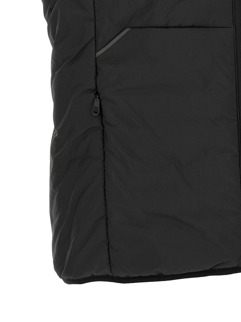 Veste sans manches en polyester noir Hugo Boss