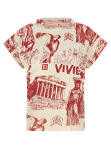 T-shirt multicolore en coton Vivienne Westwood