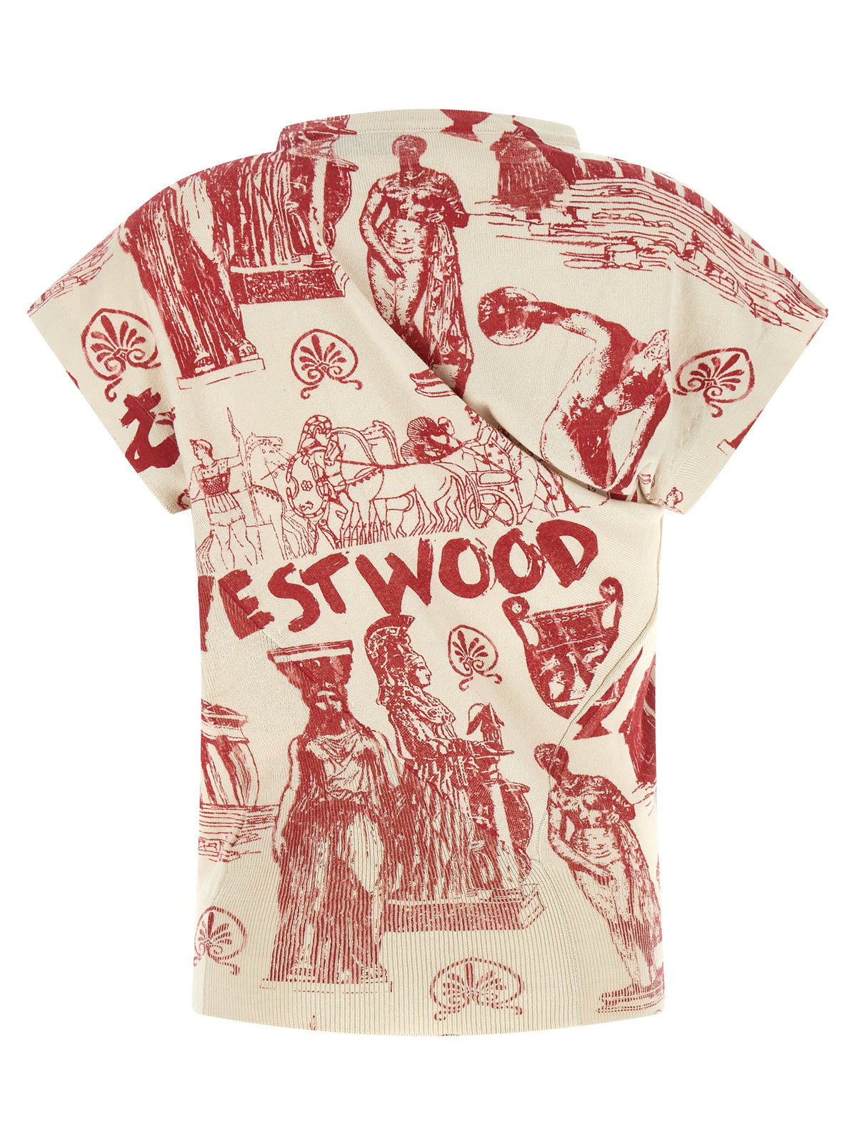 T-shirt multicolore en coton Vivienne Westwood