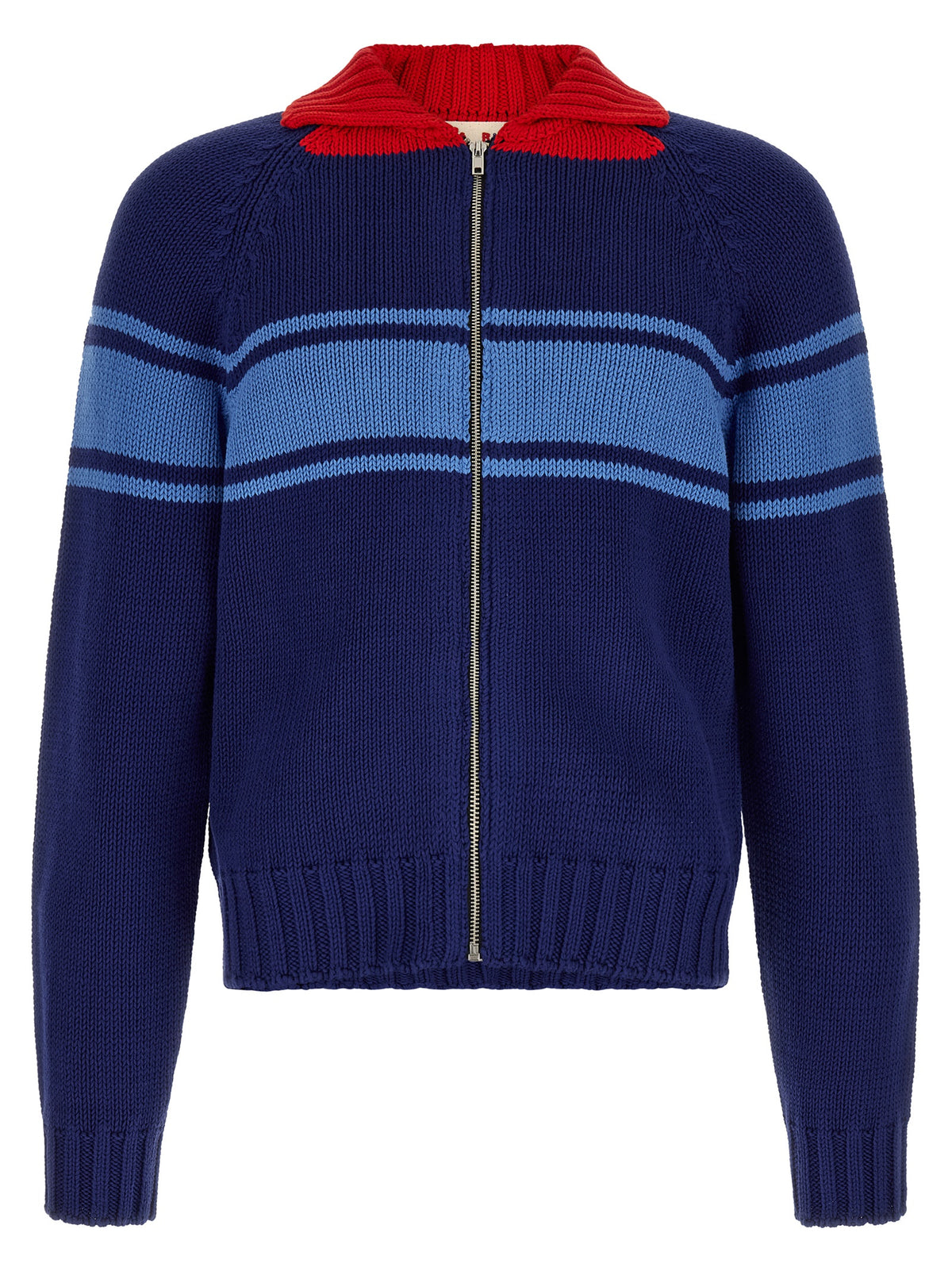 Marni Blue Cotton Cardigan