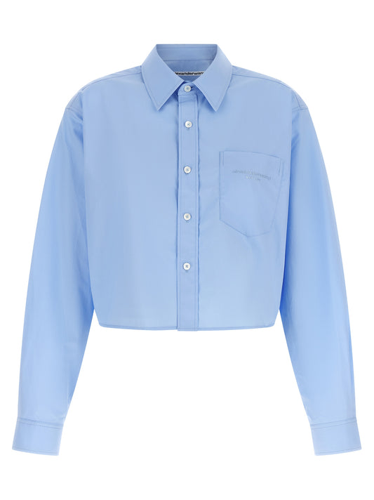 Chemisier en coton bleu Alexander Wang