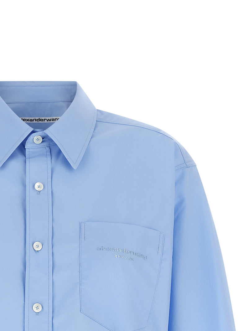 Chemisier en coton bleu Alexander Wang