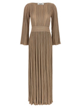 Robe longue ANTONINO VALENTI en viscose dorée