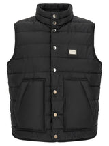 Veste sans manches Dolce & Gabbana en polyester noir