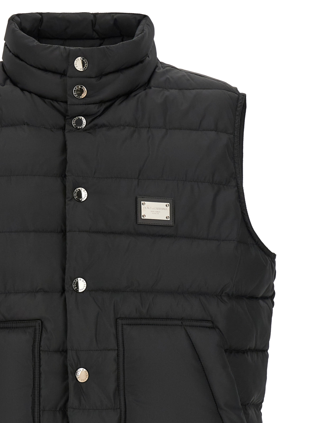 Veste sans manches Dolce & Gabbana en polyester noir