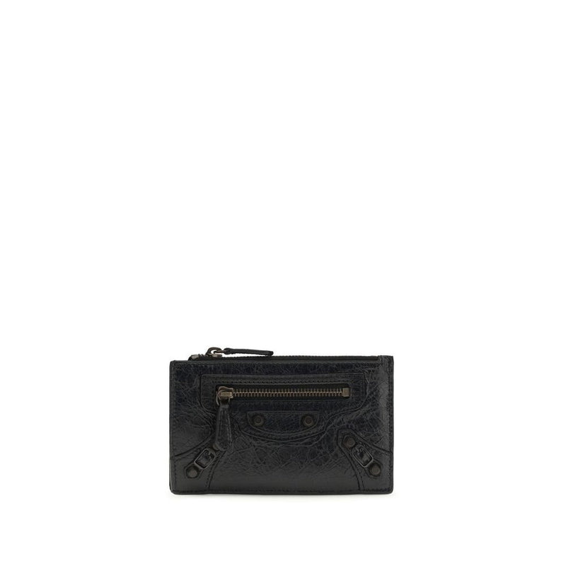 Portefeuille Balenciaga noir agneau Ovis Aries Aries