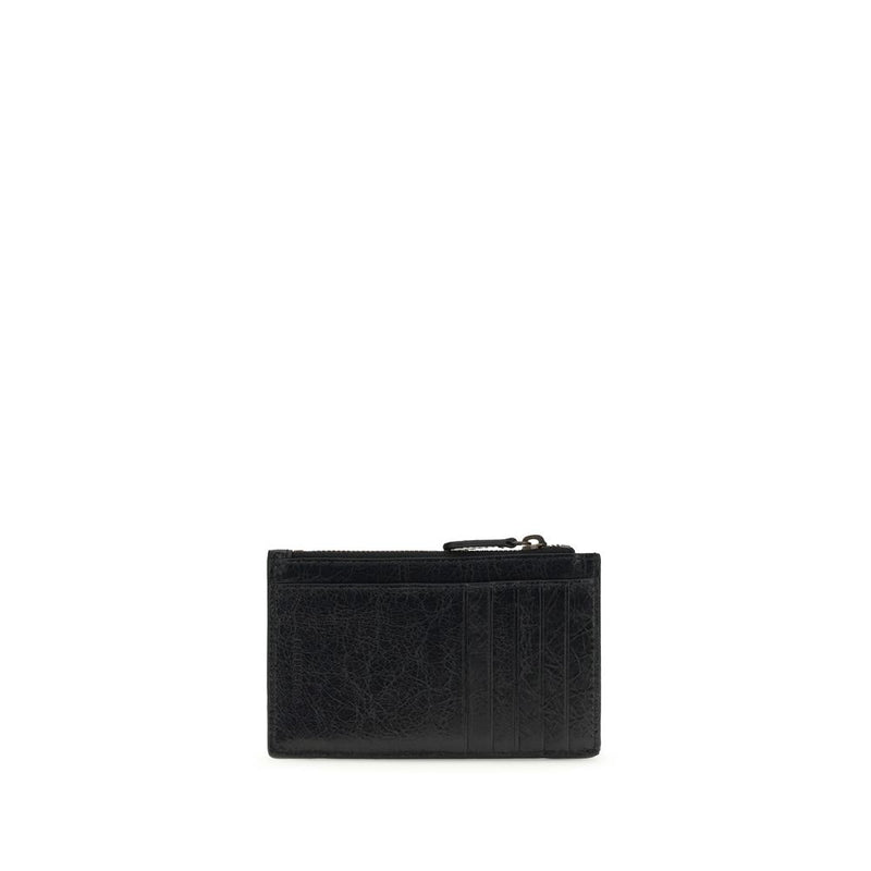 Portefeuille Balenciaga noir agneau Ovis Aries Aries