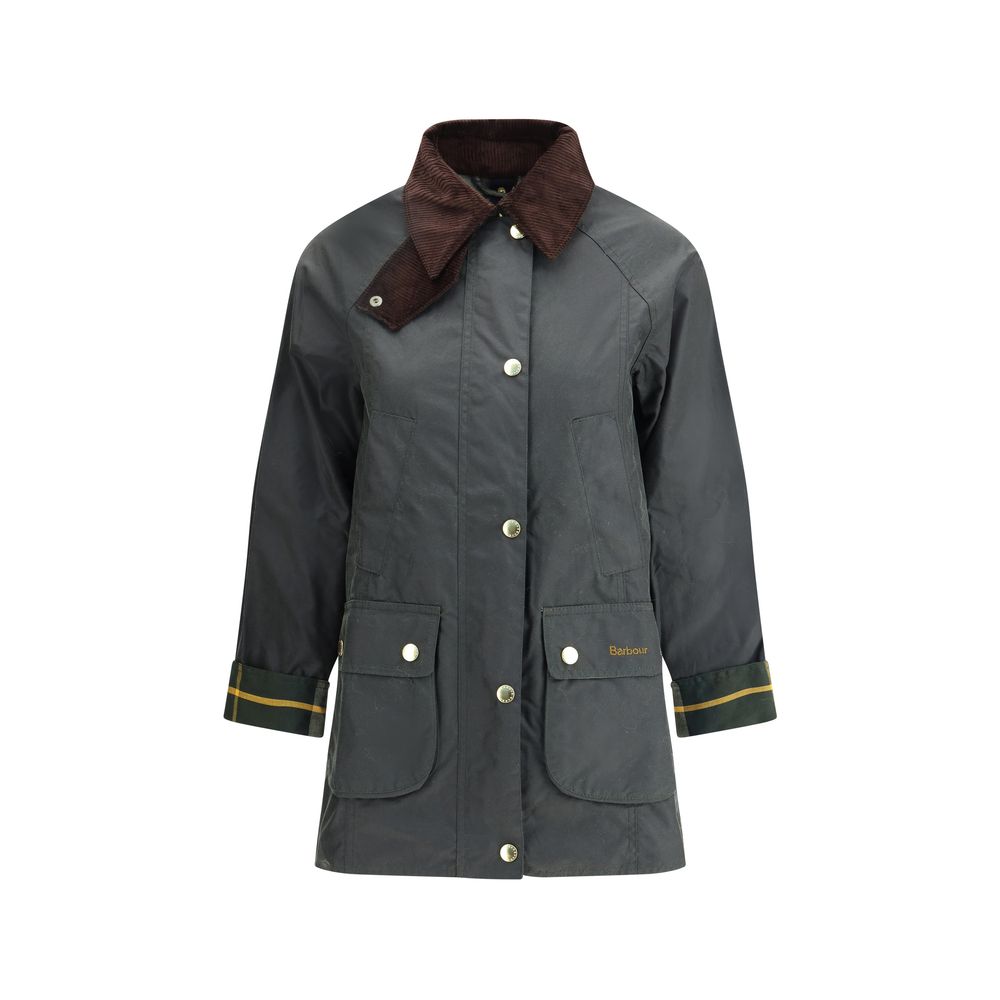 Manteau en coton bicolore Barbour