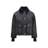 Veste Barbour longue en coton noir