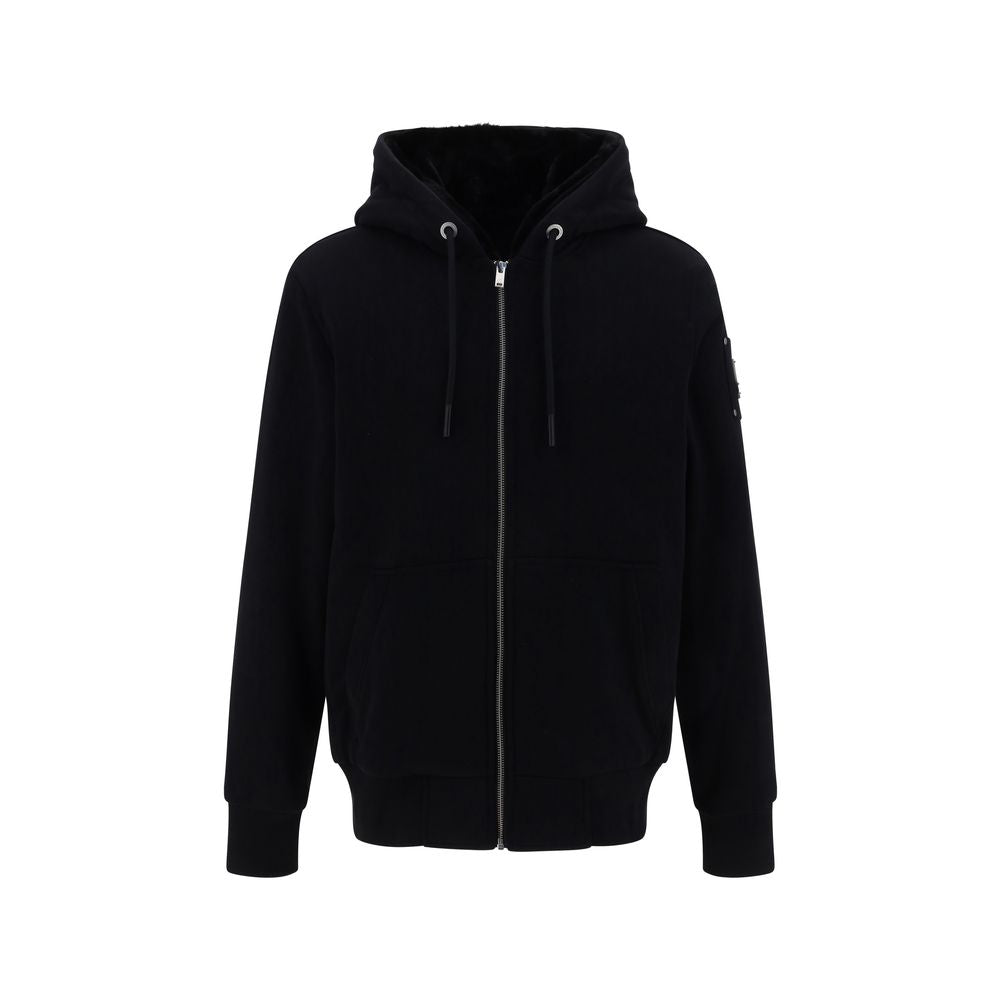 Moose Knuckles Sweat à capuche en polyester noir