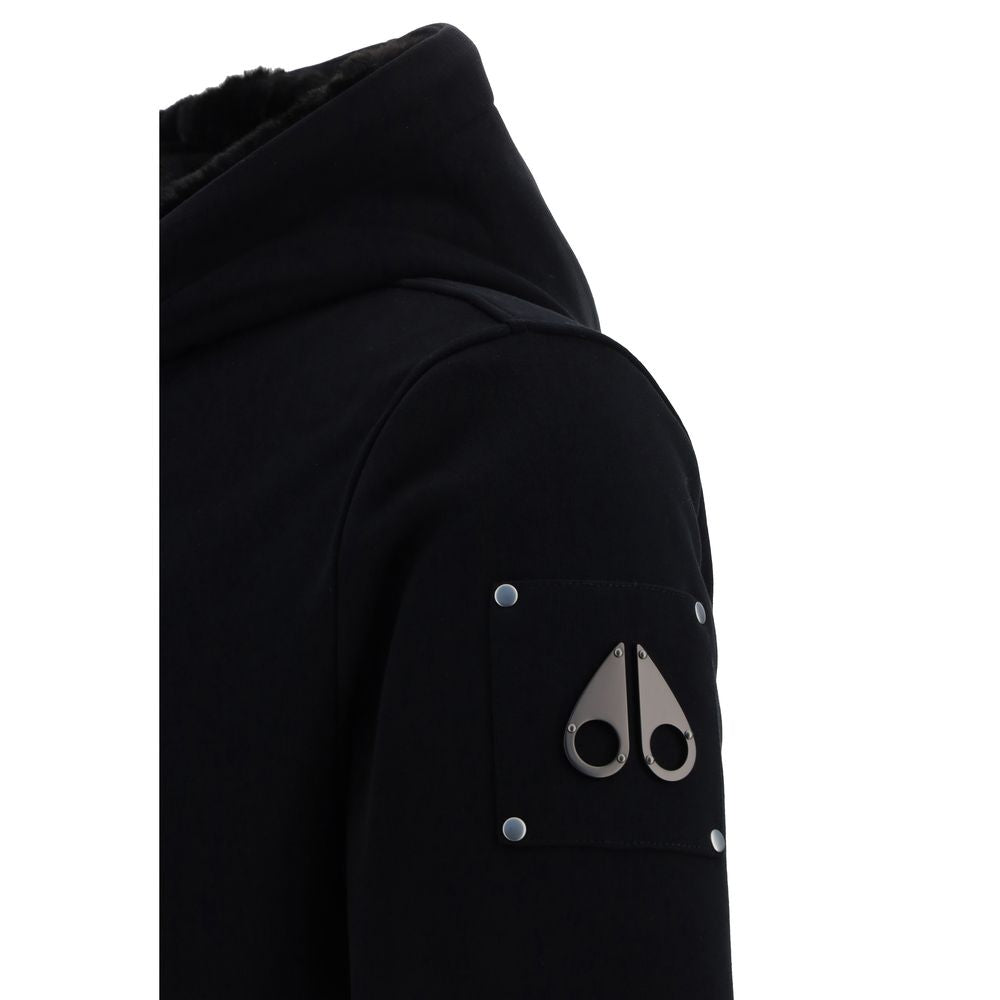 Moose Knuckles Sweat à capuche en polyester noir