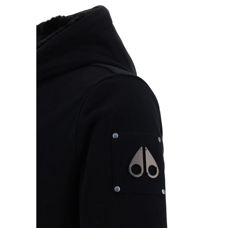 Moose Knuckles Sweat à capuche en polyester noir
