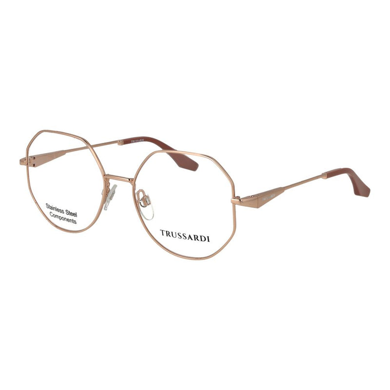 Lunettes en acier inoxydable doré rose Trussardi (Montures)