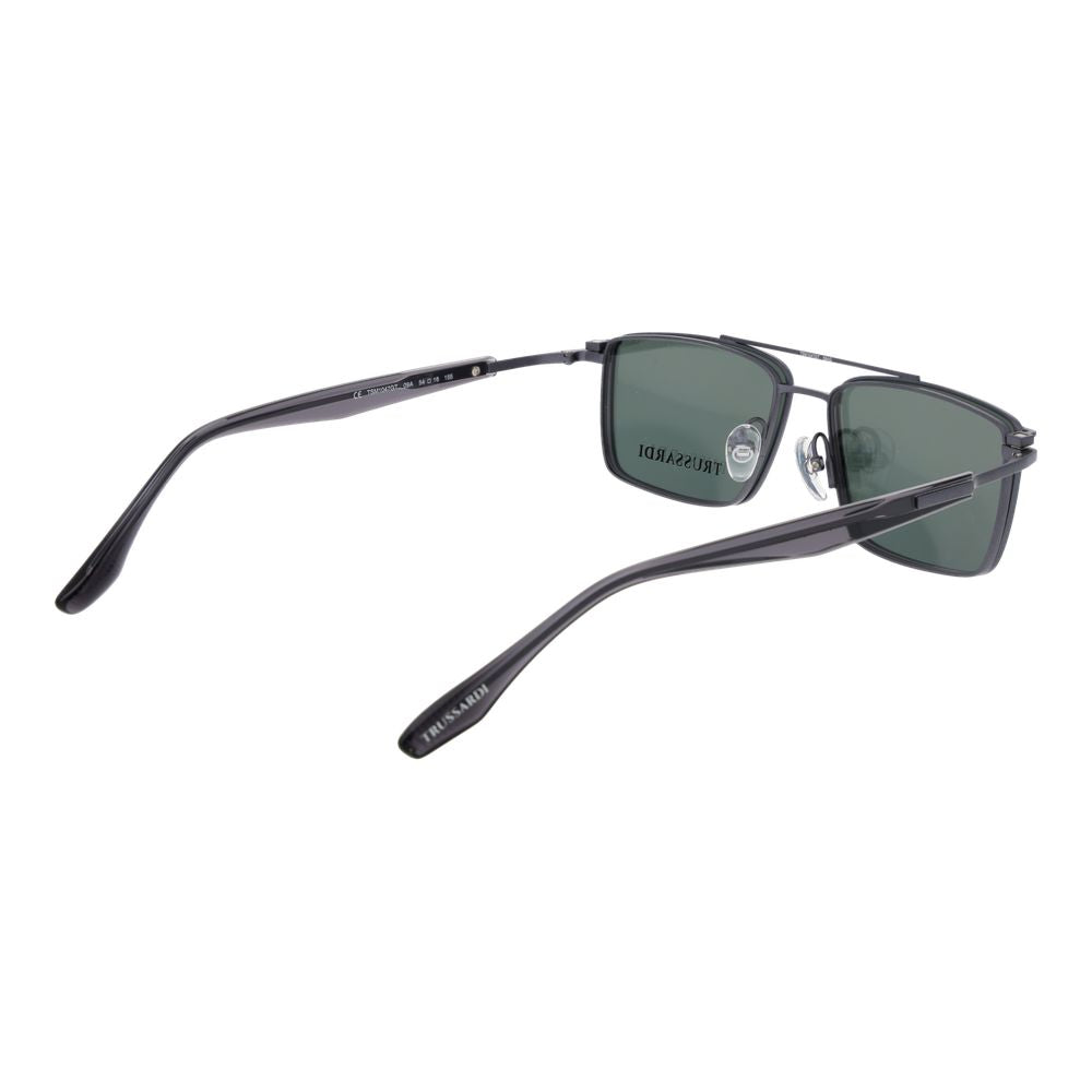 Lunettes Trussardi en titane gris (montures)