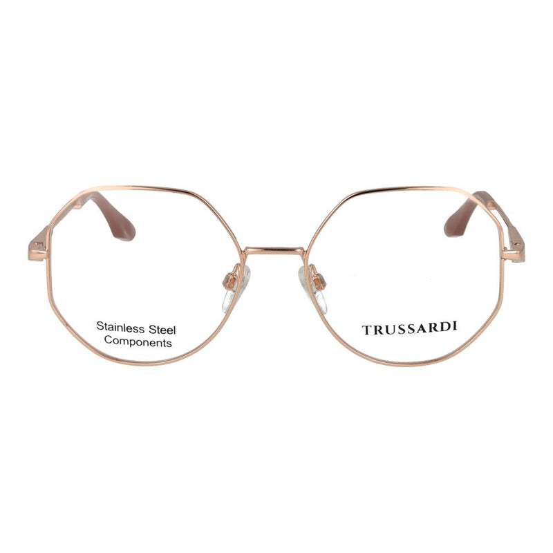 Lunettes en acier inoxydable doré rose Trussardi (Montures)