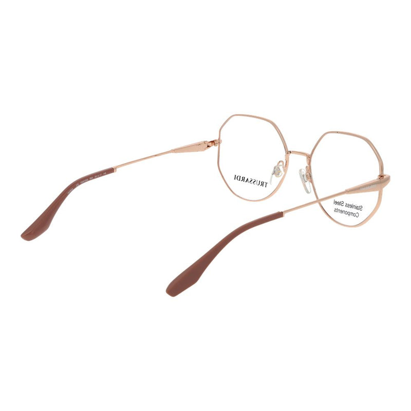 Lunettes en acier inoxydable doré rose Trussardi (Montures)