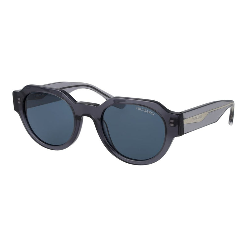 Lunettes de soleil Trussardi en acétate gris