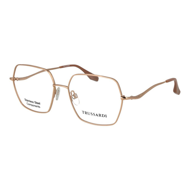 Lunettes en acier inoxydable doré rose Trussardi (Montures)