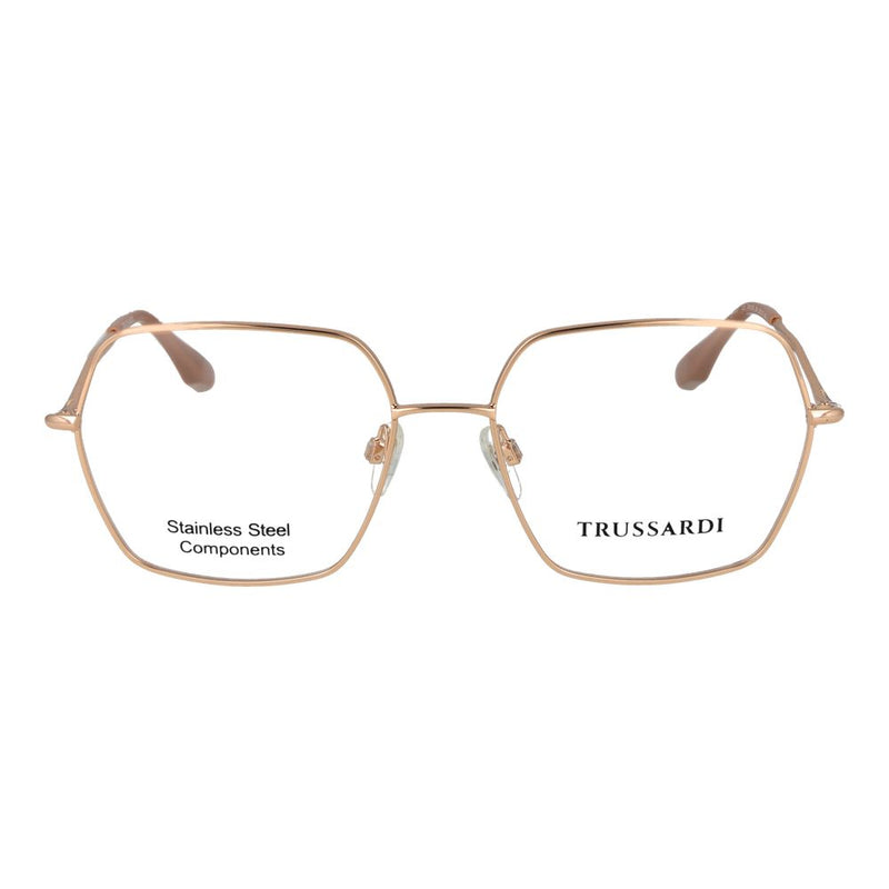 Lunettes en acier inoxydable doré rose Trussardi (Montures)