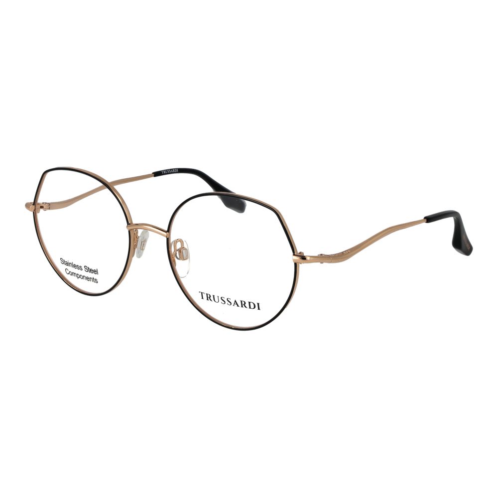 Lunettes (Monture) en acier inoxydable noir Trussardi